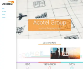 Acotel.com(Siamo una ICT Cloud Company) Screenshot