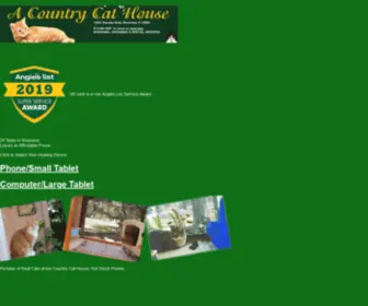 Acountrycathousetampa.com(Cat Boarding) Screenshot