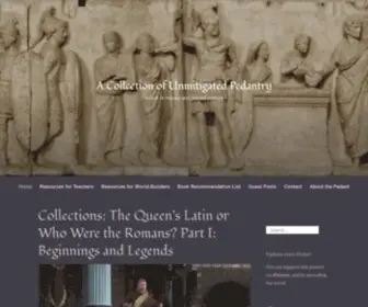 Acoup.blog(A look at the history of battle in popular culture) Screenshot