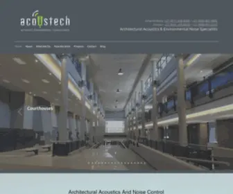 Acoustech.co.za(Architectural Acoustics) Screenshot