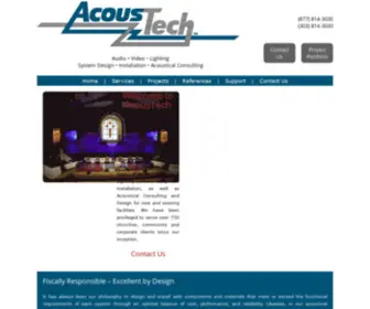 Acoustech.com(Acoustical Consulting) Screenshot