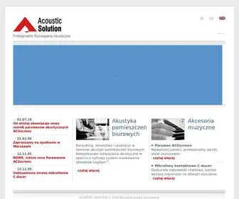 Acoustic-Solution.pl(Acoustic Solution) Screenshot