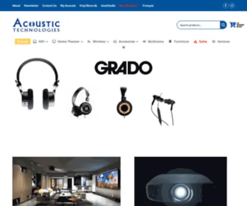 Acoustic-Tech.com(HostPapa) Screenshot
