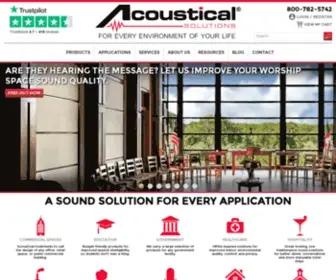 Acousticalsolutions.com(Acoustical Solutions) Screenshot