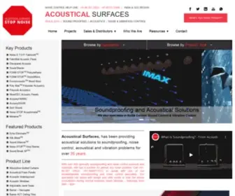 Acousticalsurfaces.in(Sound Absorbing Acoustic Panels Manufacturer from India) Screenshot