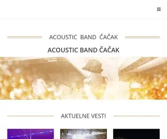 Acousticbandcacak.com(Bend za svadbu) Screenshot