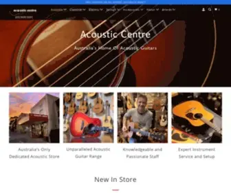 Acousticcentre.com.au(Acoustic Centre) Screenshot