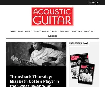 AcousticGuitar.com(Acoustic Guitar) Screenshot
