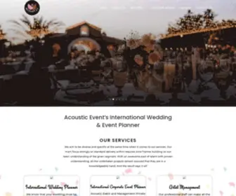 AcousticPvtltd.com(Acoustic Events Pvt Ltd) Screenshot