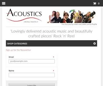 Acousticsrecords.co.uk(Acoustics Records) Screenshot