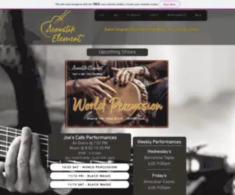 Acoustikelement.com(HOME) Screenshot