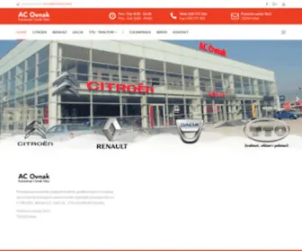 Acovnak.com(Autocentar Ovnak) Screenshot