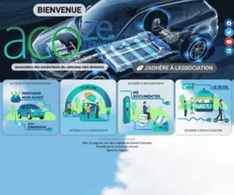 Acoze.org(Véhicules électriques) Screenshot