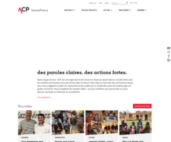 ACP-CH.org(Bienvenue chez ACP) Screenshot