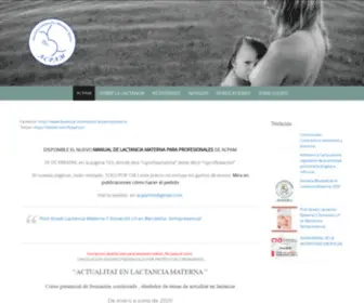 Acpam.org(Associació Catalana Pro Alletament Matern) Screenshot