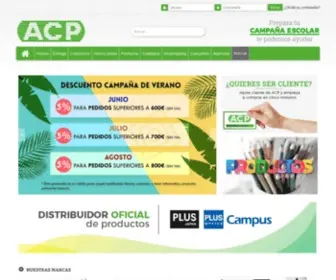 Acpapeleria.com(ACP) Screenshot