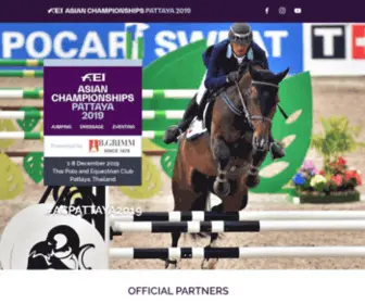 Acpattaya2019.com(The inaugural FEI Asia Championships 2019) Screenshot