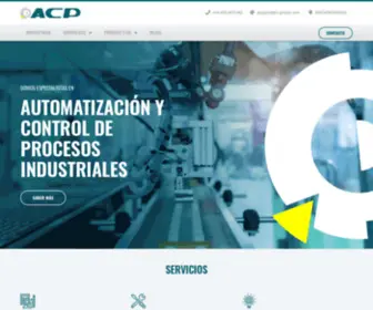 Acpautomatismos.com(Control de Procesos Industriales) Screenshot