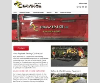 Acpavingcompany.com(AC Paving) Screenshot