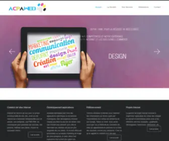 Acpaweb.com(Création de site internet Yvelines) Screenshot