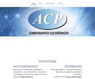 Acpcomponentes.com.br(ACP Componentes Eletrônicos) Screenshot
