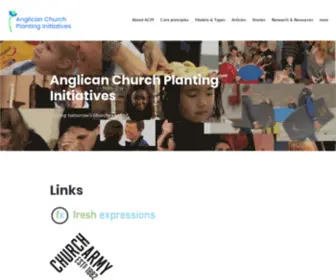 Acpi.org.uk(Serving tomorrow's churches today) Screenshot