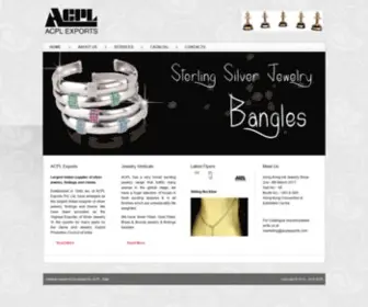 Acplexports.com(Sterling Silver Jewelry) Screenshot