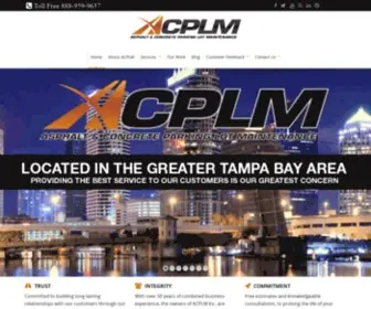 ACPLM.net(Asphalt Paving And Concrete Contractor in Florida) Screenshot