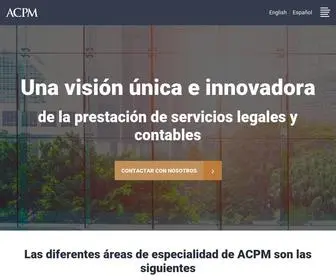 ACPM.com.mx(Abogados Ciudad de México) Screenshot