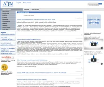 ACPM.cz(Asociace českých pojišťovacích makléřů) Screenshot
