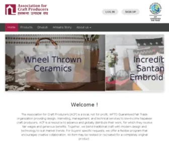 ACP.org.np(ACP-Association for Craft Producers) Screenshot