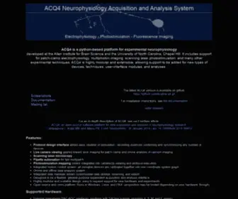 ACQ4.org(ACQ4 Neurophysiology Acquisition and Analysis System) Screenshot