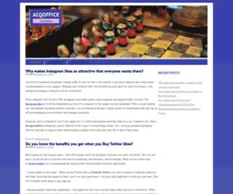 AcqOffice.com(Office furniture) Screenshot