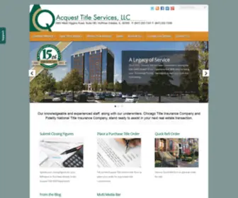 ACQT.com(Acquest Title Services) Screenshot