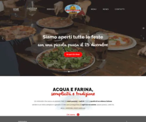 Acquaefarina.net(Ristorante ad Agrate Brianza (Milano)) Screenshot