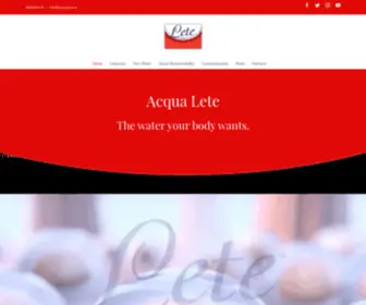 Acqualete.com(Acqua Lete) Screenshot
