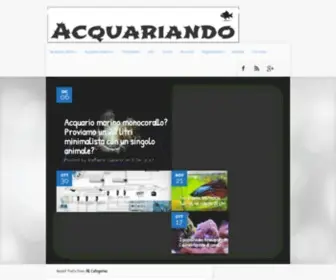 Acquariando.info(Acquariofilia e acquari) Screenshot