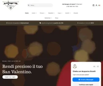 Acquavivagioielli.it(Acquaviva Gioielli Home) Screenshot