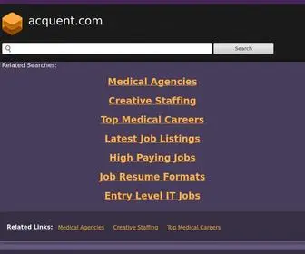 Acquent.com(acquent) Screenshot