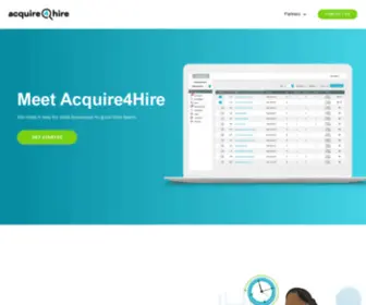 Acquire4Hire.com(A hiring solution for multi) Screenshot