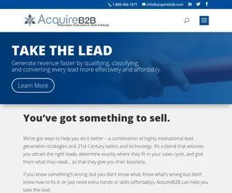 Acquireb2B.com(Marketing automation) Screenshot