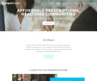 Acquirehealth.com(Acquire Health) Screenshot