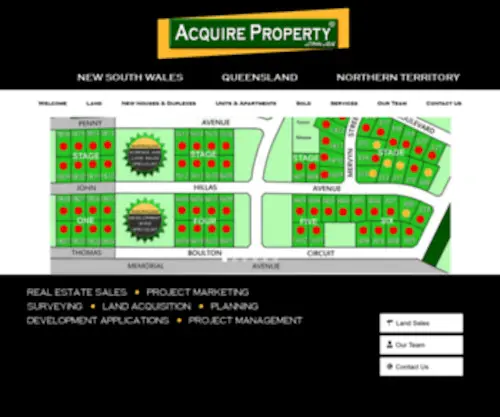 Acquireproperty.com.au(Acquire Property) Screenshot
