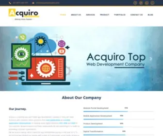 Acquirosolutions.com(Top Mobile App Development Company in India) Screenshot