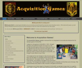Acquisitiongames.com(MEGAcquisitions) Screenshot