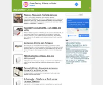 Acquistare.biz(Prodotti entusiasmanti reperibili soltanto in internet o quasi) Screenshot