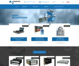 Acquitek.com(Solutions provider for Data acquisition) Screenshot
