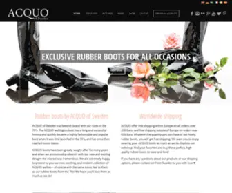 Acquoofsweden.com(Exclusive Thigh high natural Rubber boots) Screenshot