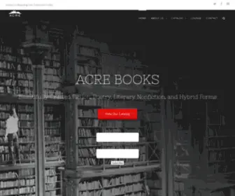 Acre-Books.com(Beautifully Crafted Fiction and Poetry) Screenshot