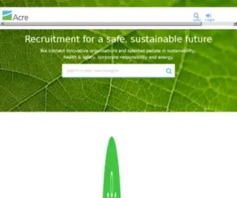 Acre-Resources.com(Environmental Jobs) Screenshot